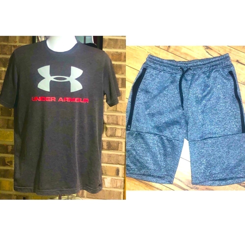 UA Tshirt Medium and South Pole Shorts Large
